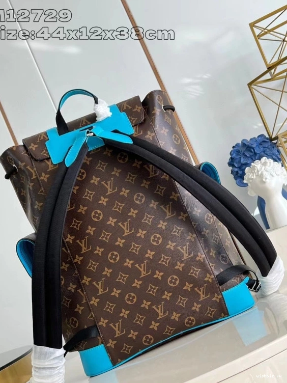 WIS Christopher Vuitton MM-38*44*12.5CM Louis Backpack 0709